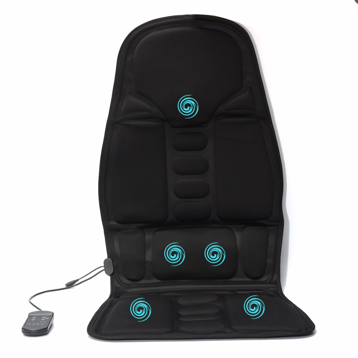 Comfort Deluxe Seat Cushion Massager for Back with Heat with Hea