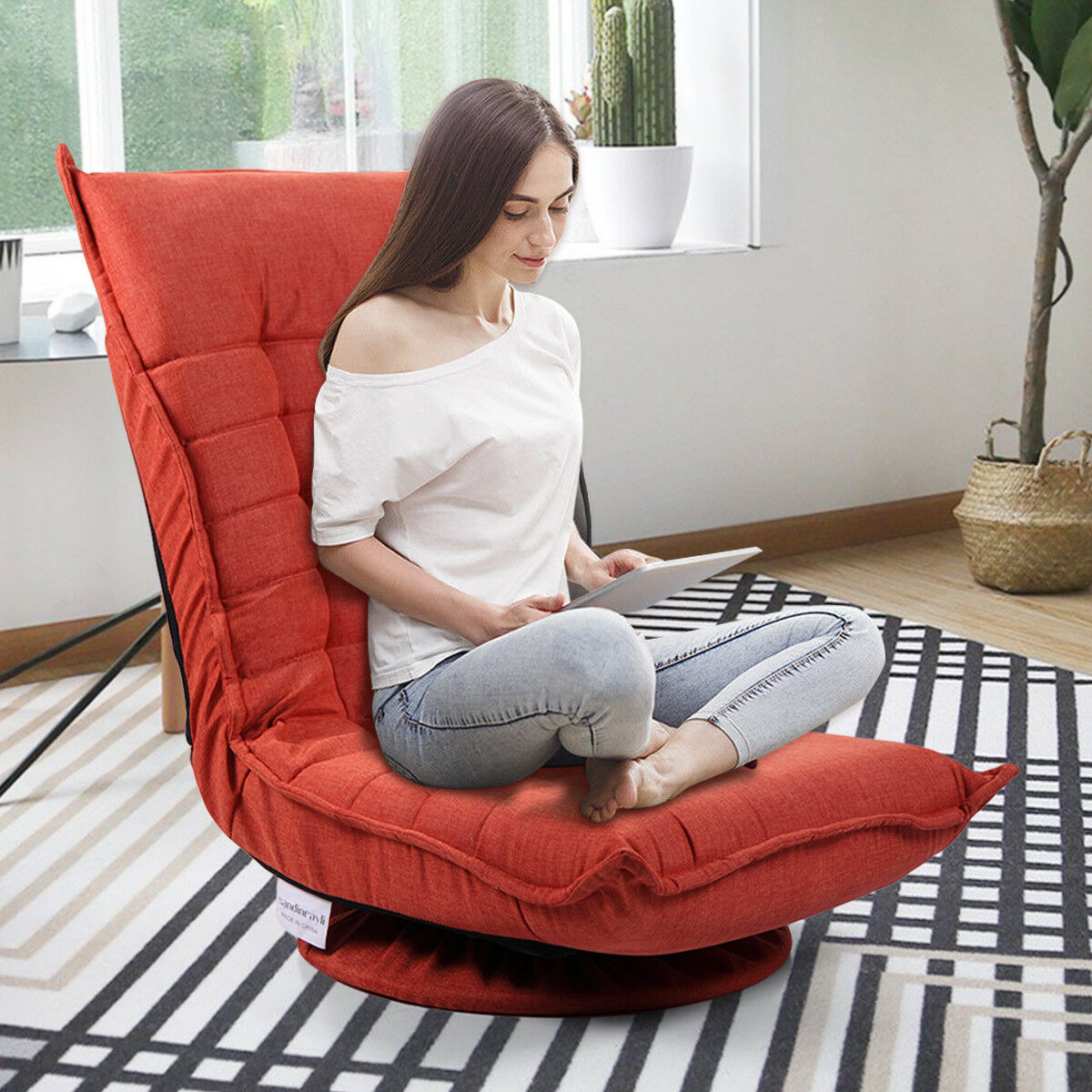 Topcobe Floor Chair, Recliner Chair, Adjustable Sofa Couch Beds,