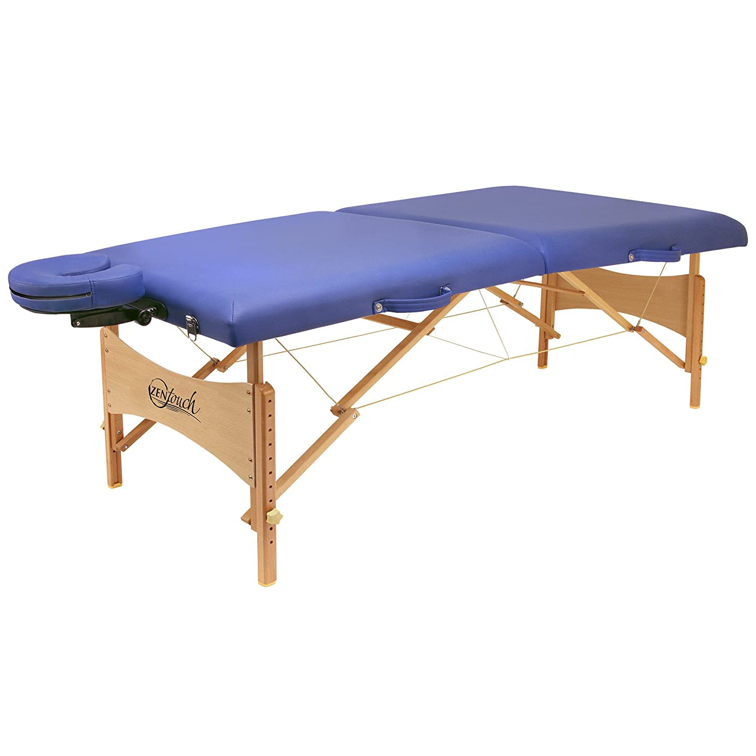 master massage brady lightweight portable massage table, sky blu