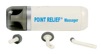 Point Relief® Mini-Massager Battery-Powered for Pain Relief, Ten