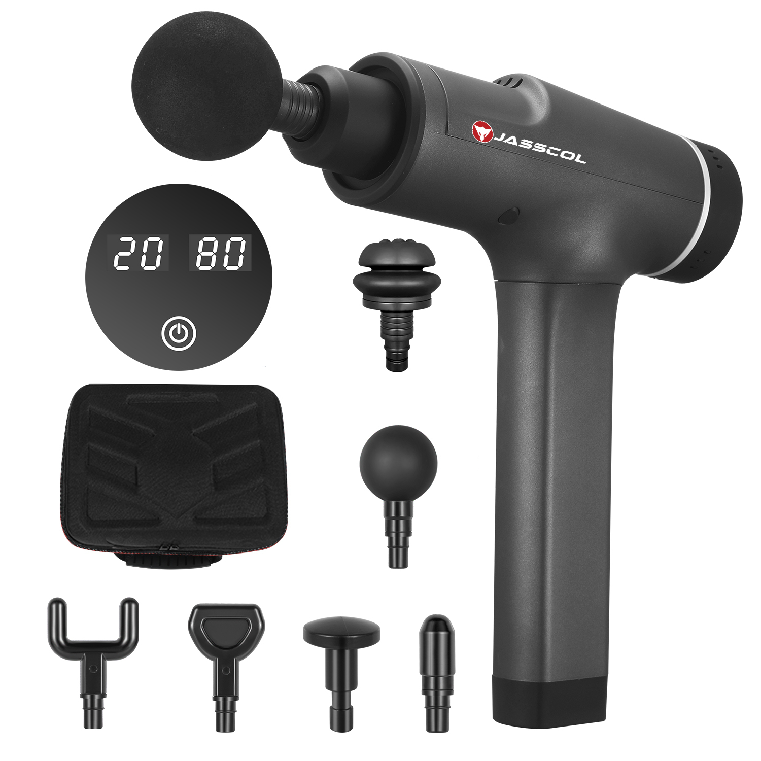 Jasscol Muscle Massage Gun Portable Handheld Deep Tissue Massage