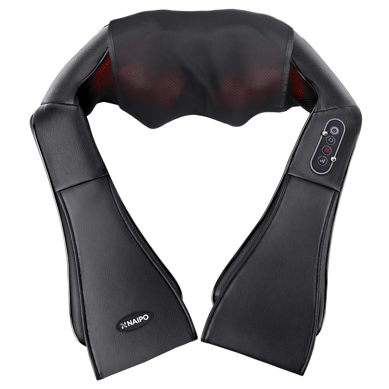 Naipo Shiatsu Back and Neck Massager Foot Massager with Heat Dee