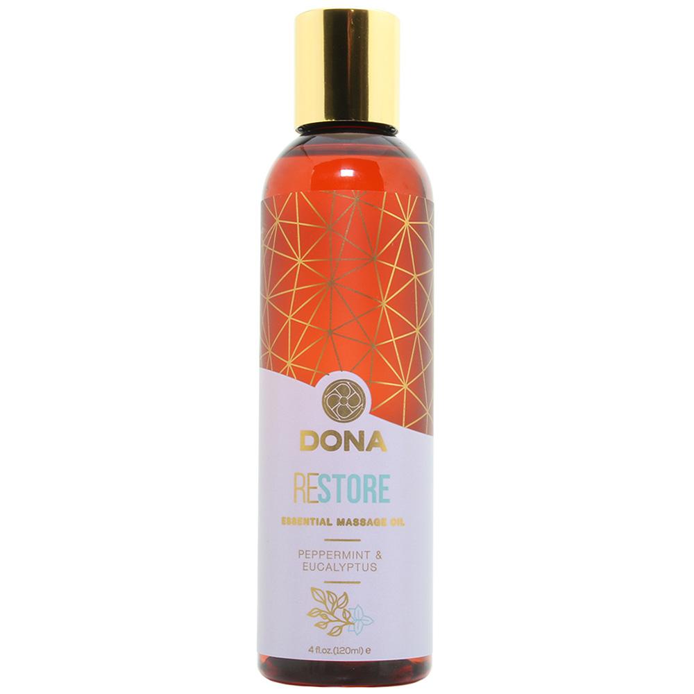 Restore Massage Oil 4oz/120ml in Peppermint & Eucalyptus